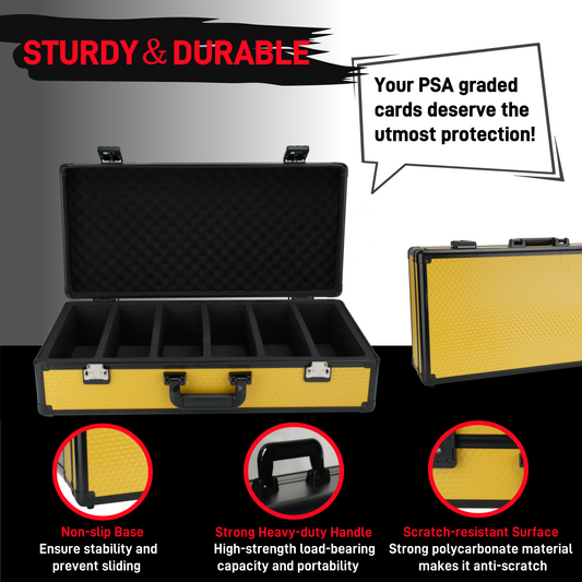 Shockproof hard shell collectible trading card case
