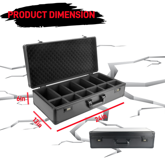 Stackable hard shell psa bgs card carrying case