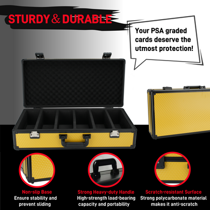 Shockproof hard shell collectible trading card case
