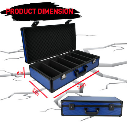 Anti lost tsa safety lock graded card case