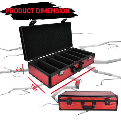Portable lightweight graded slab card storage