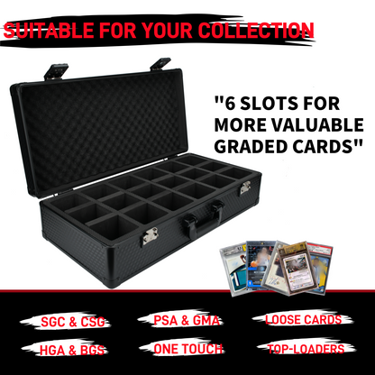 Tsa safety locked collectibles card holder