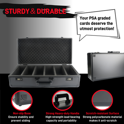 Portable outdoor use graded card organizer