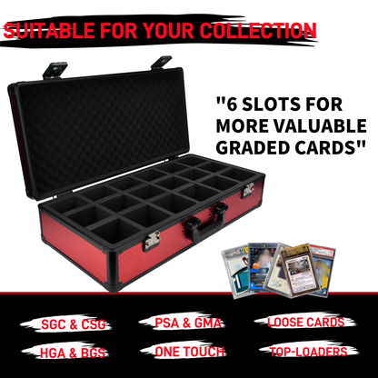 Full protection travel trading card box