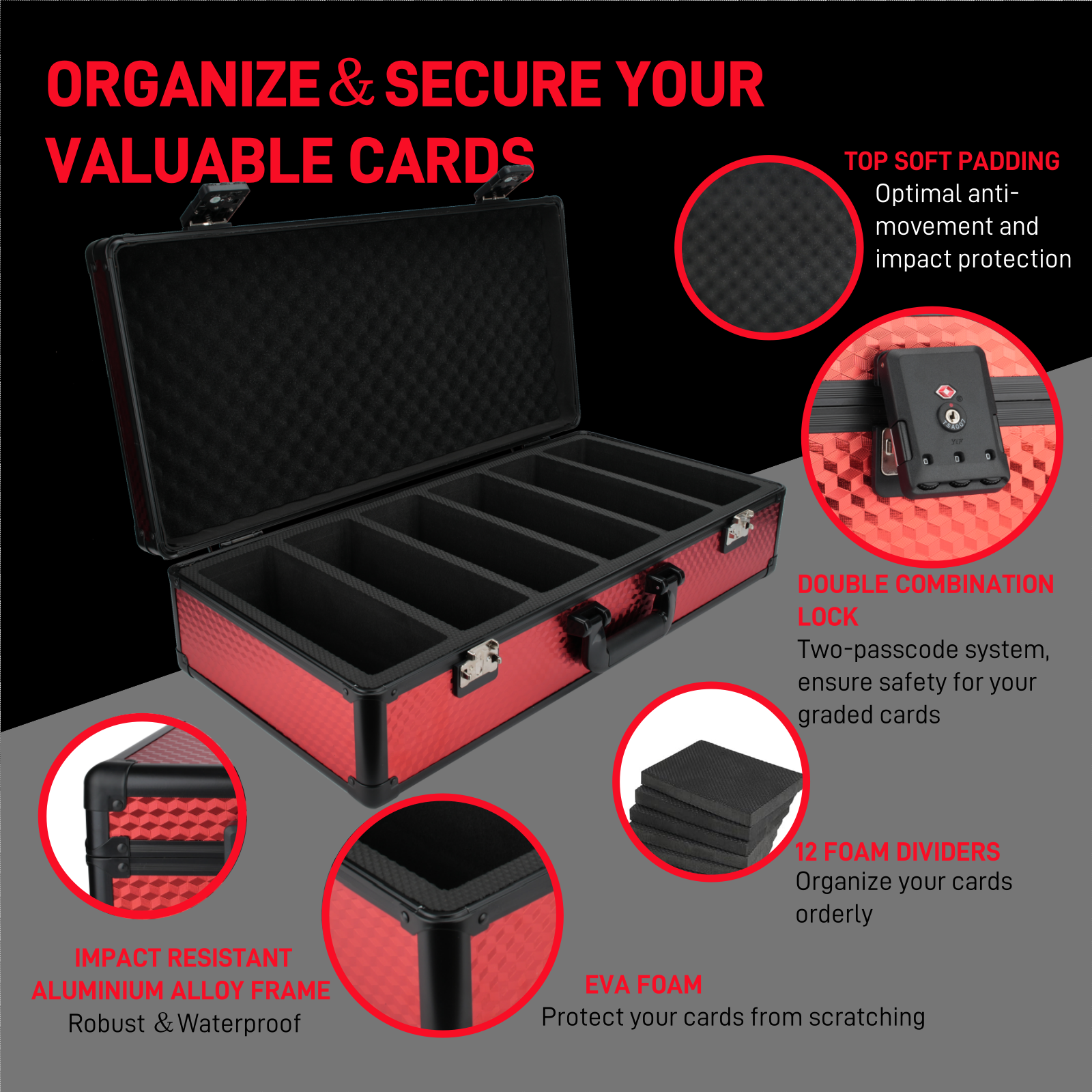 Hard sturdy shell psa bgs trading card holder