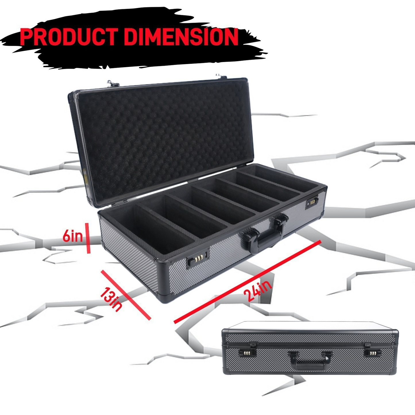 Heavy duty pressure resistant trading card storage