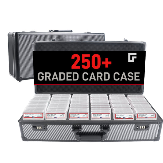 Carbon fiber slab card case with combination lock