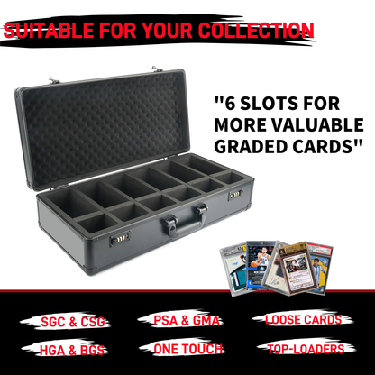 Dust sealed collectible graded slab card box