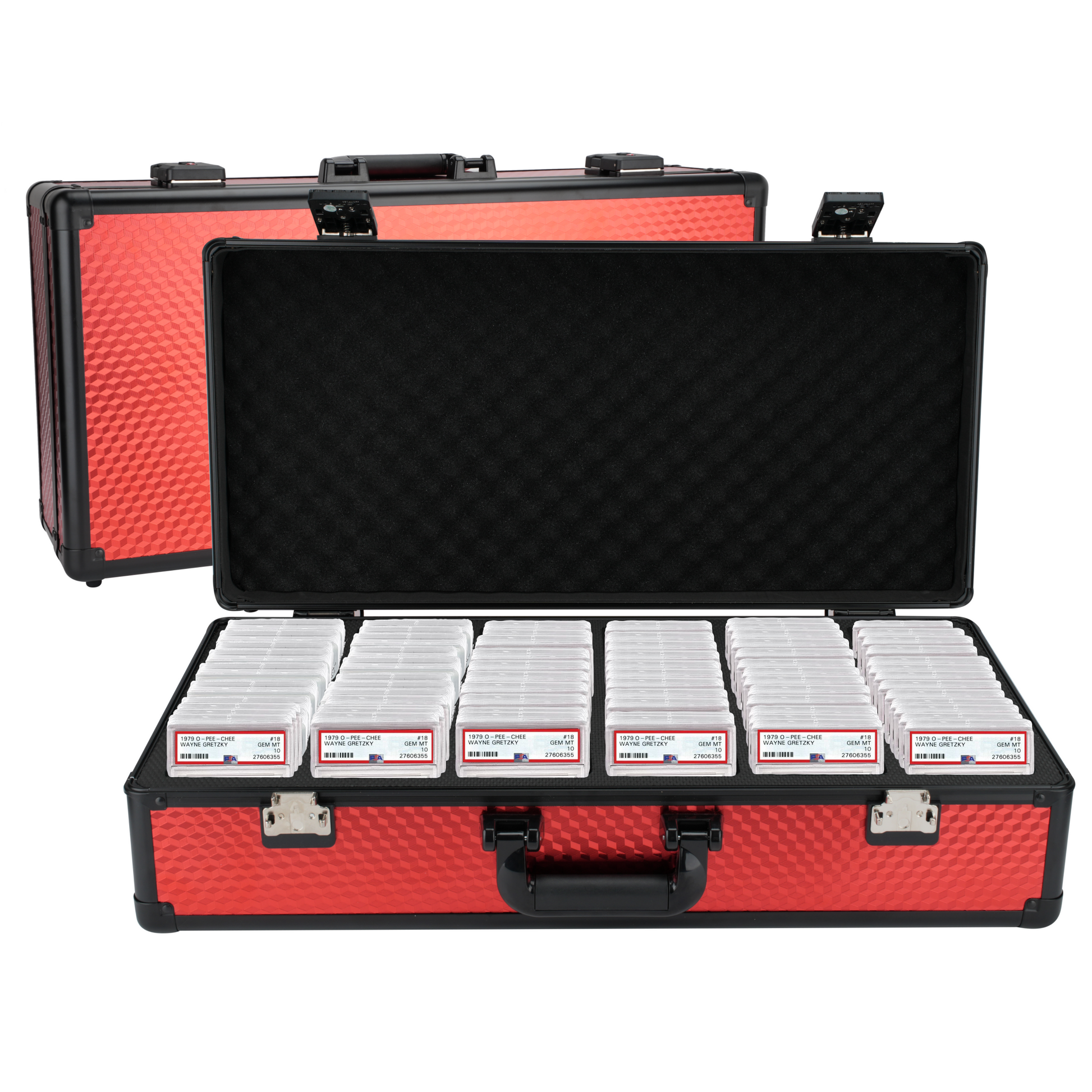Official tsa lock graded slab card storage box