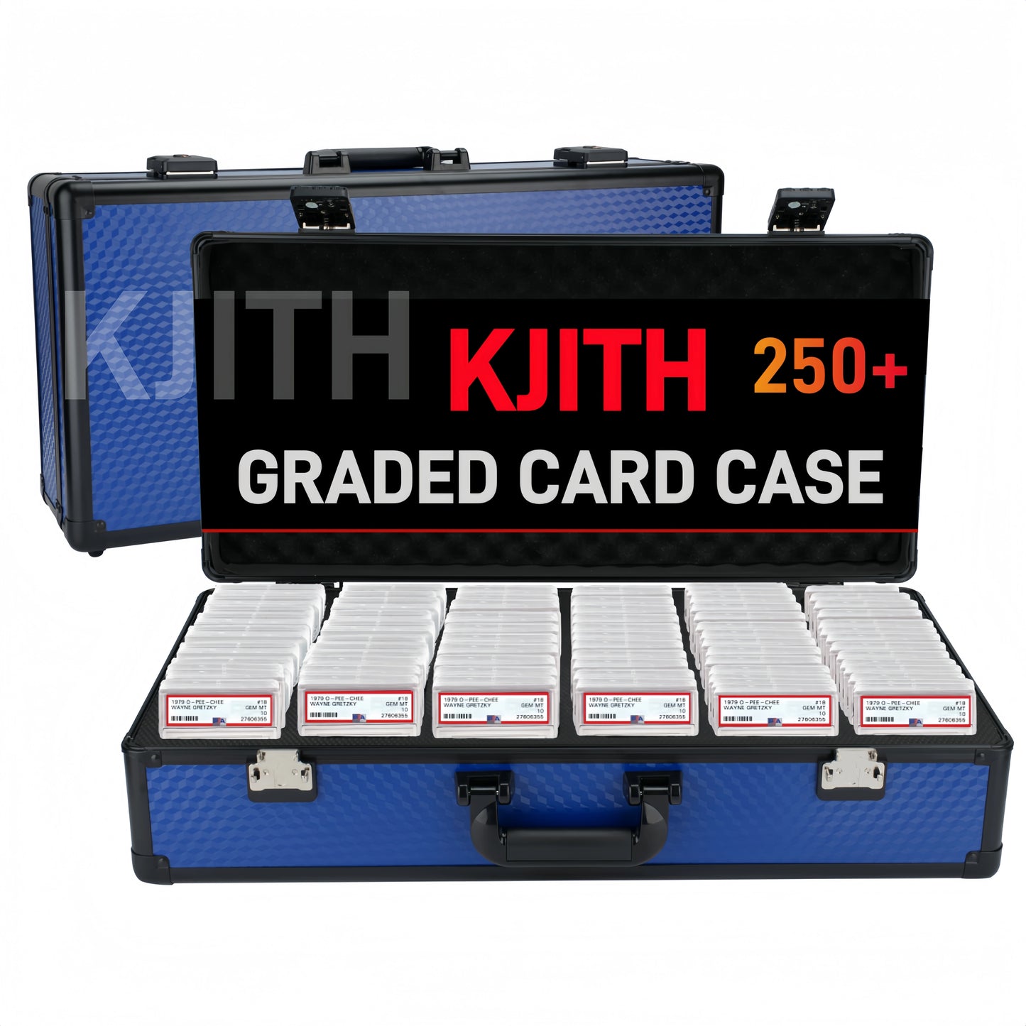 6-Row TSA LOCK GRADED CARD CASE（BLUE）