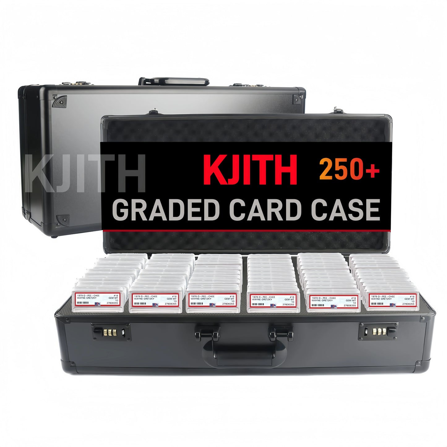 Luxury graded slab card storage box for collection