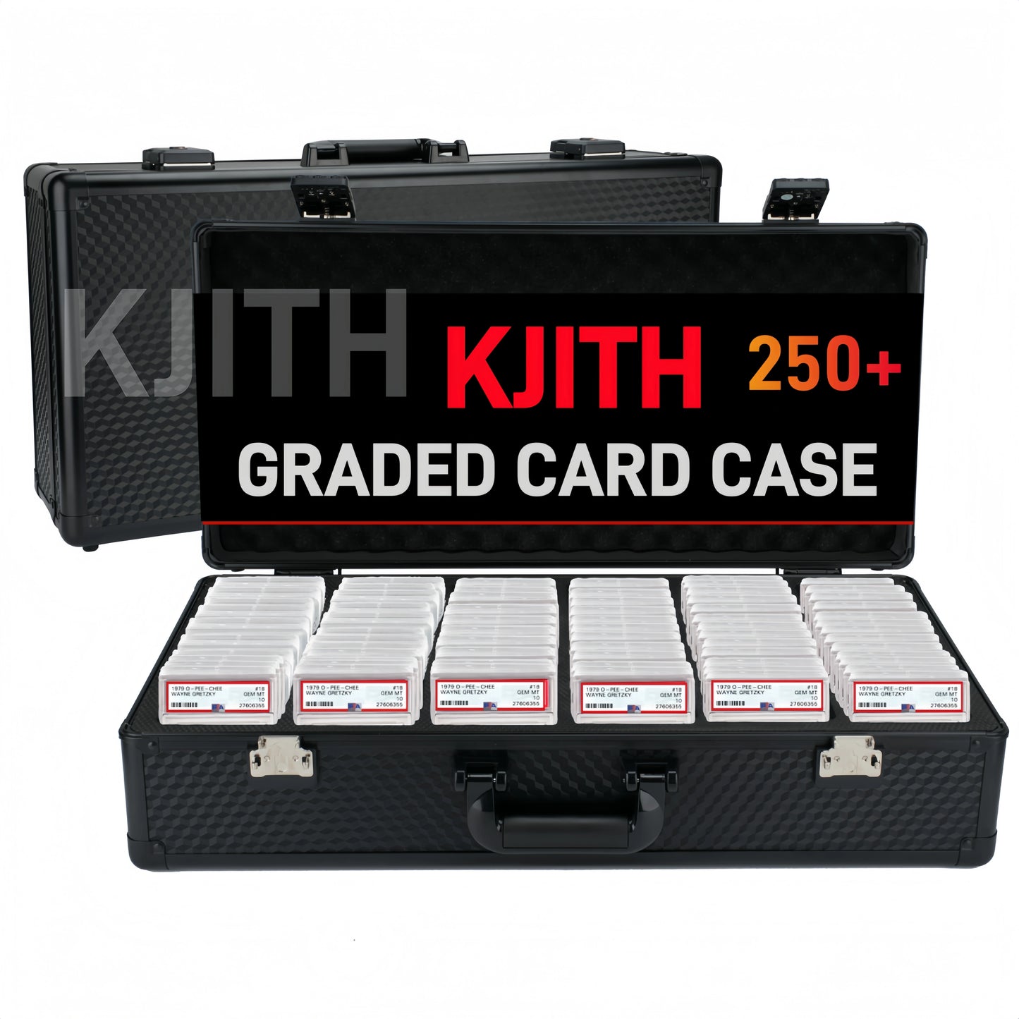 6-Row TSA LOCK GRADED CARD CASE（BLACK）