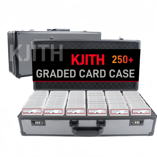 Carbon fiber slab card case with combination lock