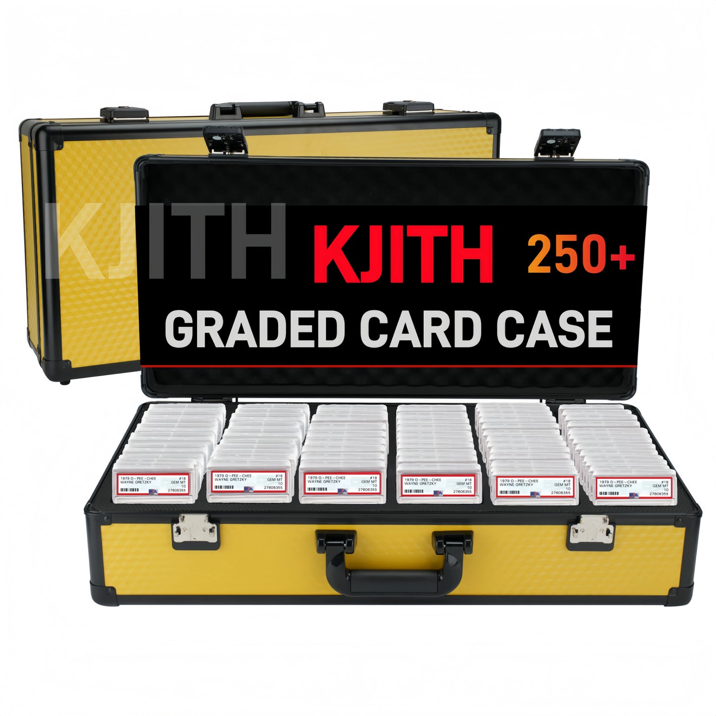6-Row TSA LOCK GRADED CARD CASE（YELLOW）